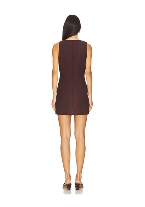 HERSKIND Gemma Dress in Brown. Size 34. Also in 36, 32, 38, 40.