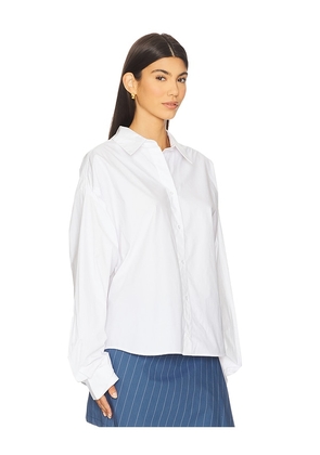 HERSKIND Klara Shirt in White. Size 38. Also in 40, 42.