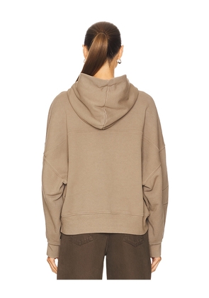 GRLFRND Essential Hoodie in Brown. Size S. Also in XL, XS, XXS.