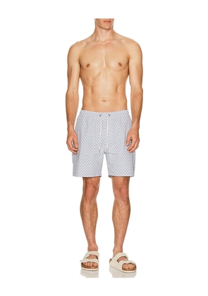Marine Layer 6 Lined Sport & Swim Shorts in Blue. Size L. Also in S, XL/1X.