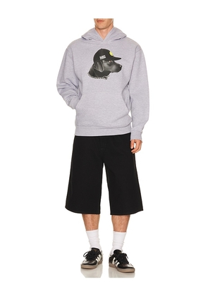 Market Smiley Dog Got Style Hoodie in Grey. Size L. Also in M, S.
