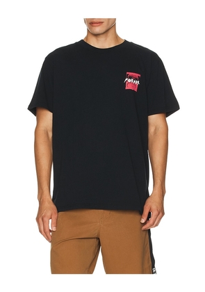 FORMER Droid Crux T-shirt in Black. Size S. Also in M.