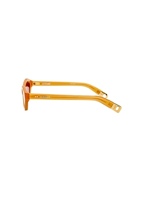 JACQUEMUS Bambino Sunglasses in Orange.
