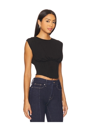 Good American Sleeveless Corset Top in Black. Size M. Also in XS, XL/1X.