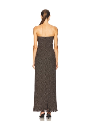 HERSKIND Adele Dress in Brown. Size 36. Also in 32, 34, 38, 40.
