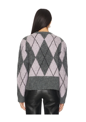 HERSKIND Carter Knit Blouse in Grey. Size M. Also in S, L, XL.