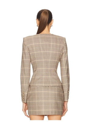 Generation Love Sirus Plaid Jacket in Grey. Size M. Also in S.