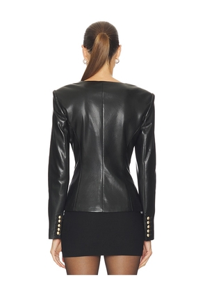 Generation Love Lavena Faux Leather Jacket in Black. Size M. Also in S.