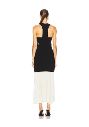 SIMKHAI Zaden Midi Dress in Black. Size M. Also in S, L.