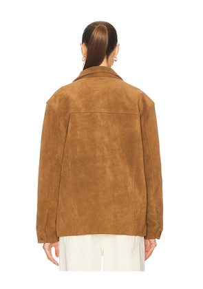 HEARTLOOM Saint Jacket in Brown. Size L. Also in S, XL.