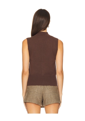 HEARTLOOM Beverly Sweater in Brown. Size M. Also in XS, S, L, XL.