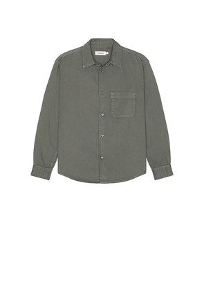 FRAME Modern Shirt in Blue. Size S. Also in XL/1X.