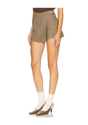 HEARTLOOM Freya Skort in Brown. Size M. Also in XS, S, L, XL.