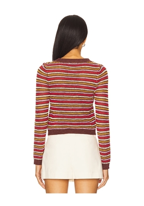 HEARTLOOM Cait Cardi in Wine. Size M. Also in L, XL.