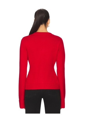 Good American Button Front Knit Cardigan in Red. Size M. Also in L, XXXL/3X.