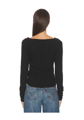 Free People Butterfly Cuff Top in Black. Size S. Also in XS.