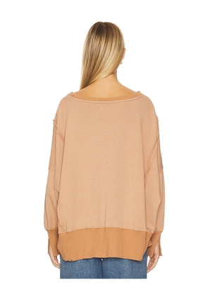 Free People Graphic Camden Sweatshirt in Rose. Size S. Also in M.