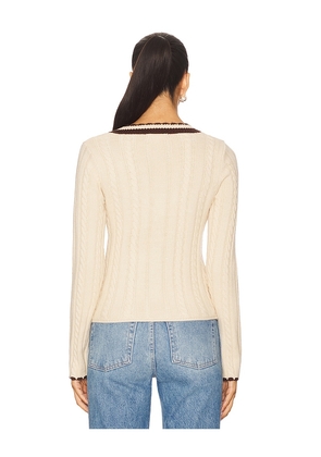 HEARTLOOM Jaden Sweater in Ivory. Size M. Also in XS, S, XL.