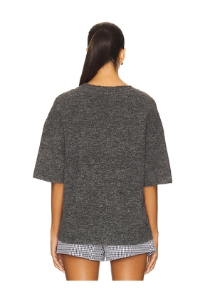 Free People Margot Sweater Tee in Charcoal. Size M. Also in S.