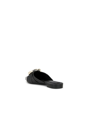 SIMKHAI Belle Leather Pointed Toe Mule in Black. Size 36. Also in 37, 38.