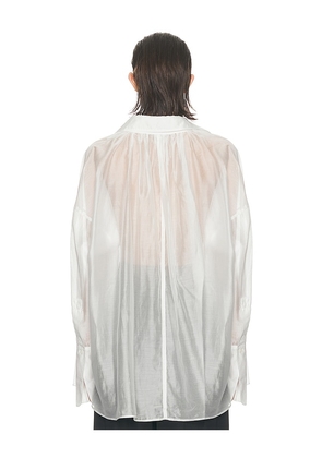 Helsa The Poet Blouse in White. Size M. Also in XXS, XS, S, L, XL.