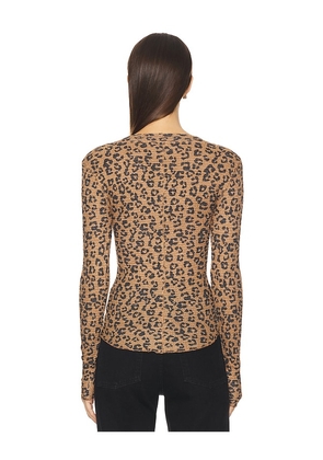Free People Going Places Printed Cardi in Brown. Size S. Also in XS.