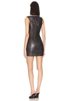 superdown Jessalyn Faux Suede Mini Dress in Black. Size S. Also in XS.