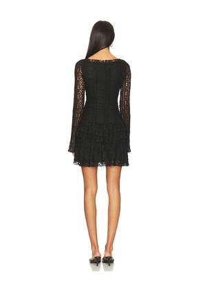 Free People Tabby Lace Mini Dress in Black. Size M. Also in XS, S, L.