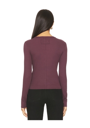 Free People x We The Free Neria Long Sleeve In Vintage Grape in Purple. Size M. Also in XS, XL.