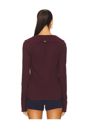 Free People Juniper Long Sleeve in Purple. Size M. Also in XS, S, L.