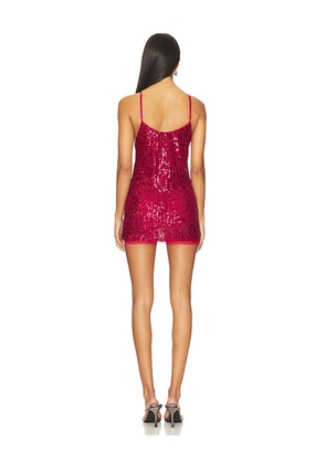 Free People Midnight Kiss Mini Slip Dress in Red. Size M. Also in XS.