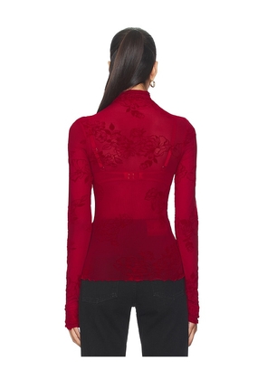 Free People You Decide Long Sleeve in Red. Size XS. Also in S, M, L.