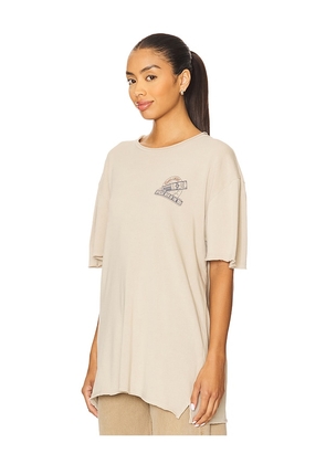 Junk Food Coors Light Beer Of The 90s Fleece Tee in Beige. Size S/M. Also in L/XL.