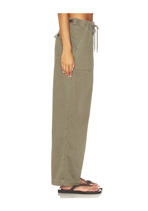 James Perse Oversized Military Pant in Olive. Size 27. Also in 26.