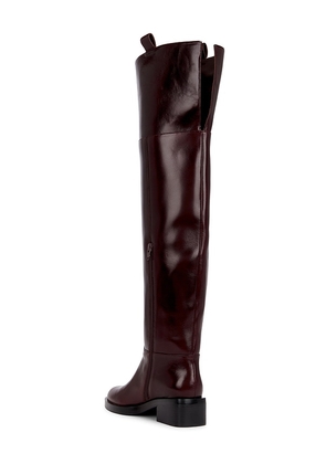 Jeffrey Campbell Shamble Boot in Wine. Size 6.5. Also in 7, 8.5.