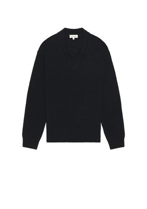 FRAME Textured Wool Cashmere Sweater in Blue. Size S. Also in XL/1X.