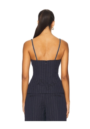 SIMKHAI Jennings Bustier Top in Navy. Size 2. Also in 4, 6.