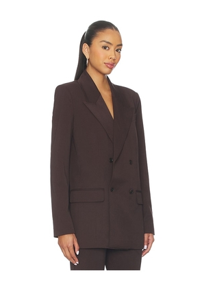 Good American Essential Suiting Oversized Blazer in Chocolate. Size M. Also in XS, S, L, XXXXL/4X.