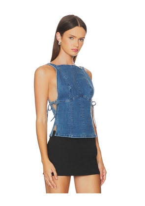 Free People Not My Fault Corset in Blue. Size M. Also in L, S.