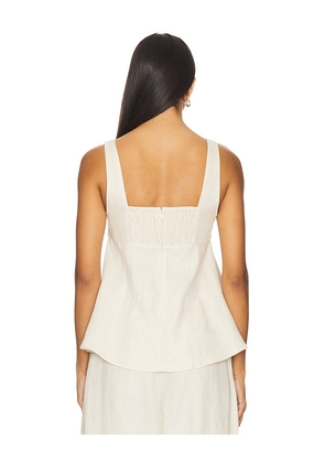 FAITHFULL Ellie Top in Ivory. Size M. Also in S, XS, XL.