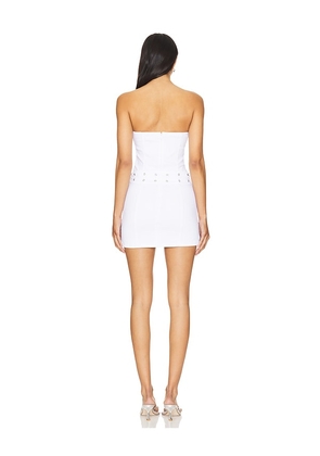 superdown Rorie Strapless Dress in White. Size XL. Also in L.