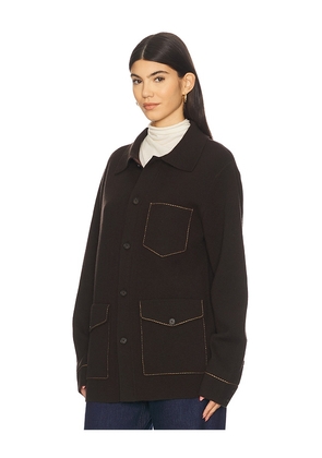 Guest In Residence Industry Jacket in Chocolate. Size M. Also in L.