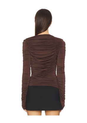 I.AM.GIA Cerise Top in Chocolate. Size S. Also in XXS, XS, M.