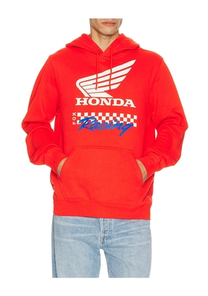 Fox Racing x Honda Fleece Hoodie in Red. Size M. Also in S.