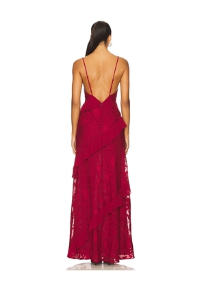 House of Harlow 1960 x REVOLVE Kelly Gown in Burgundy. Size M. Also in L, S, XL, XS.