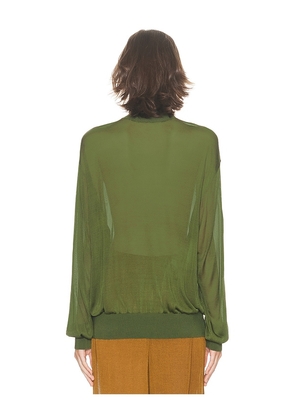 Helsa Madeira Turtleneck in Green. Size M. Also in L.