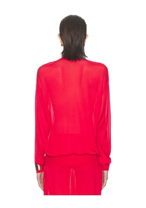 Helsa Madeira Turtleneck in Red. Size M. Also in S.