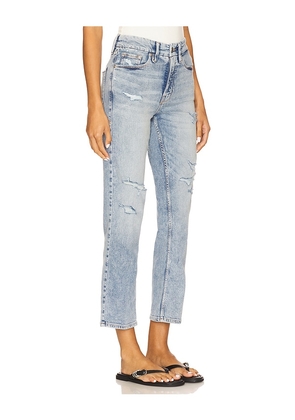 Good American Good Icon Straight Ankle Jeans in Blue. Size 12. Also in 10, 14, 16, 18, 20, 22, 24, 4, 6.