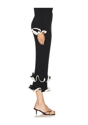 SIMKHAI Millie Midi Skirt in Black. Size S. Also in XS.