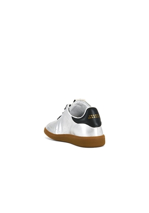 Isabel Marant Kaycee Sneaker in Metallic Silver, grey. Size 38. Also in 37, 39, 40, 41.